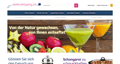 Desktop Screenshot of elektroshopping.de