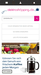 Mobile Screenshot of elektroshopping.de